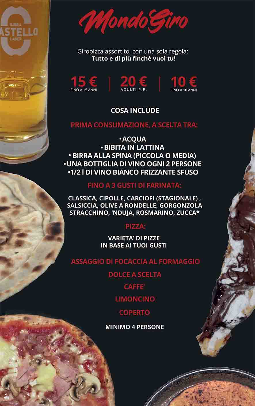 Mondo Pizza Genova Giropizza E Girofarinata A Genova